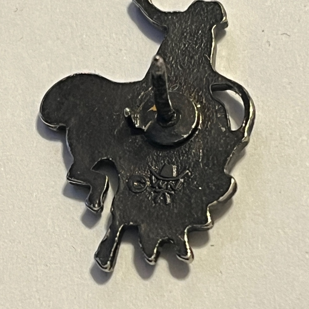 Silver Rodeo Cowboy Tie Pin - Picture 2 of 16